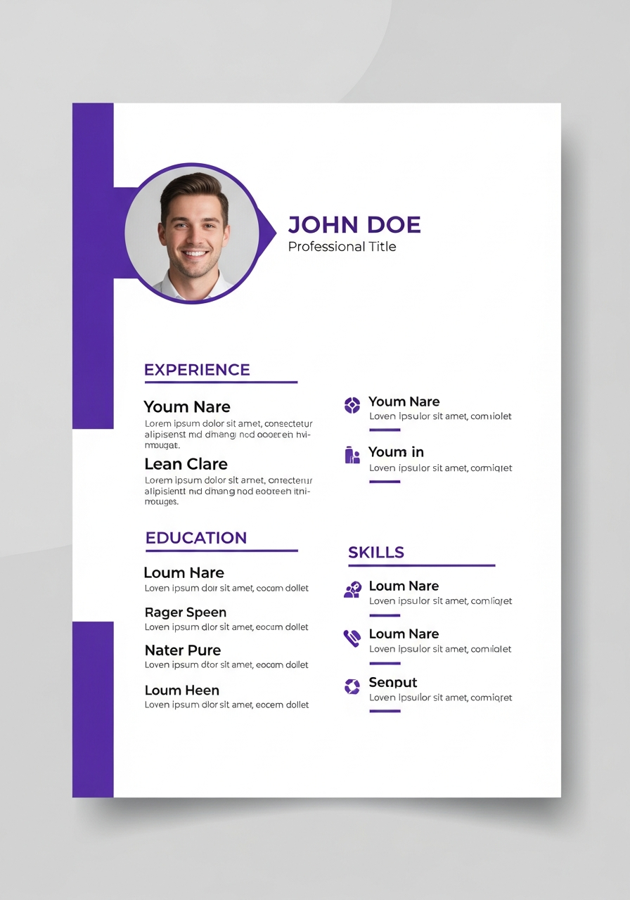 Nova CV template preview
